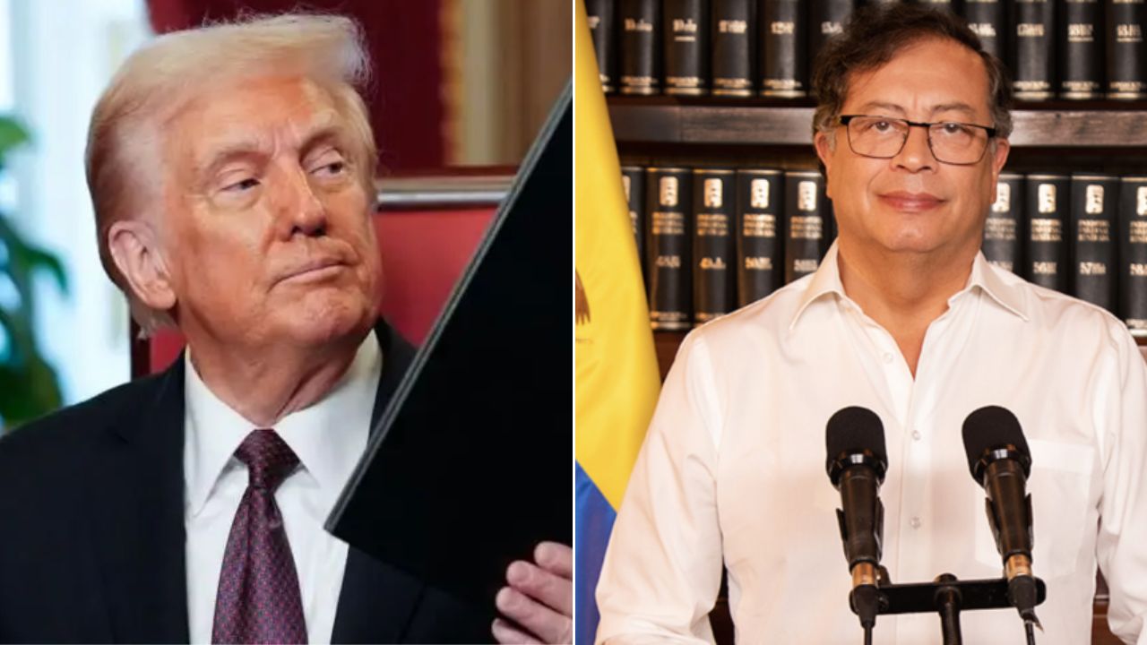 Trump-Petro-imigrantes Trump e Petro