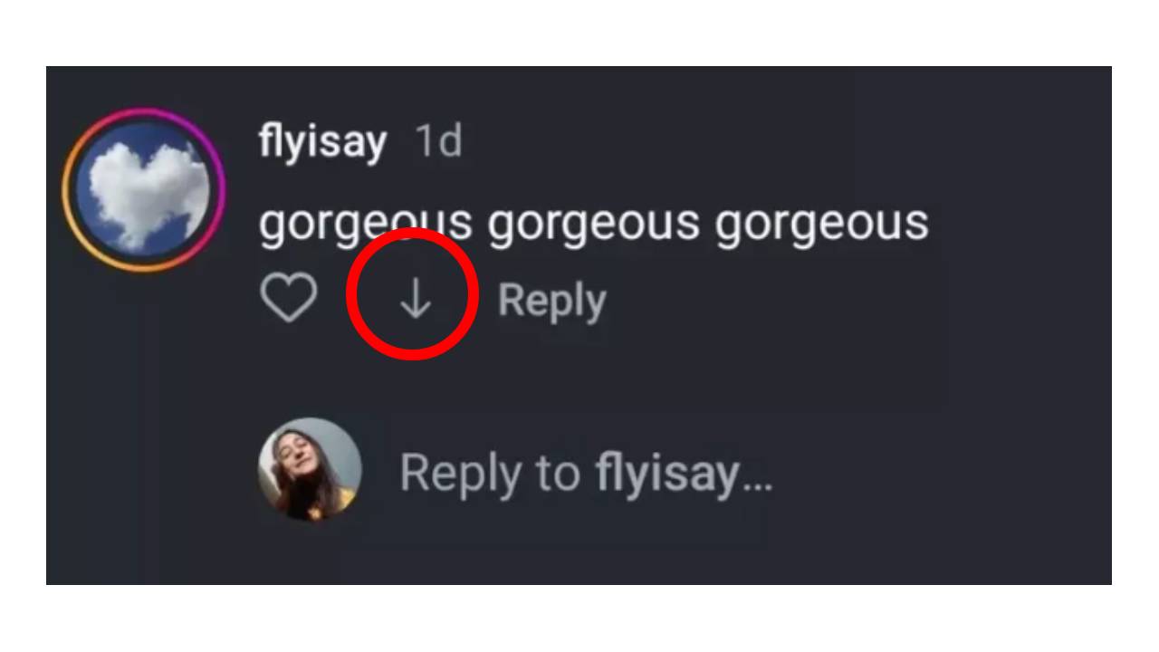 botão de “dislike”