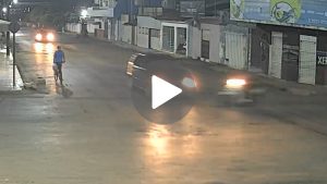 VÍDEO: motociclista grávida de 8 meses perde bebê após batida com carro que ignorou parada obrigatória