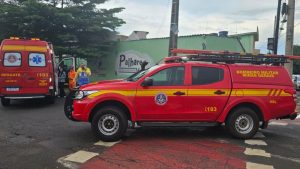 Idosa é atropelada por caminhão em Uberlândia