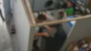 O cliente enfrentou o bandido armado durante assalto
