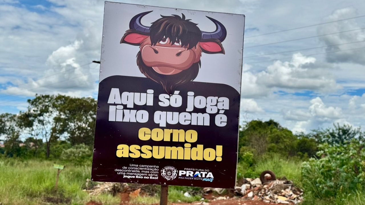 Por quê Prata criou a "campanha do corno" para combater o descarte irregular de lixo?