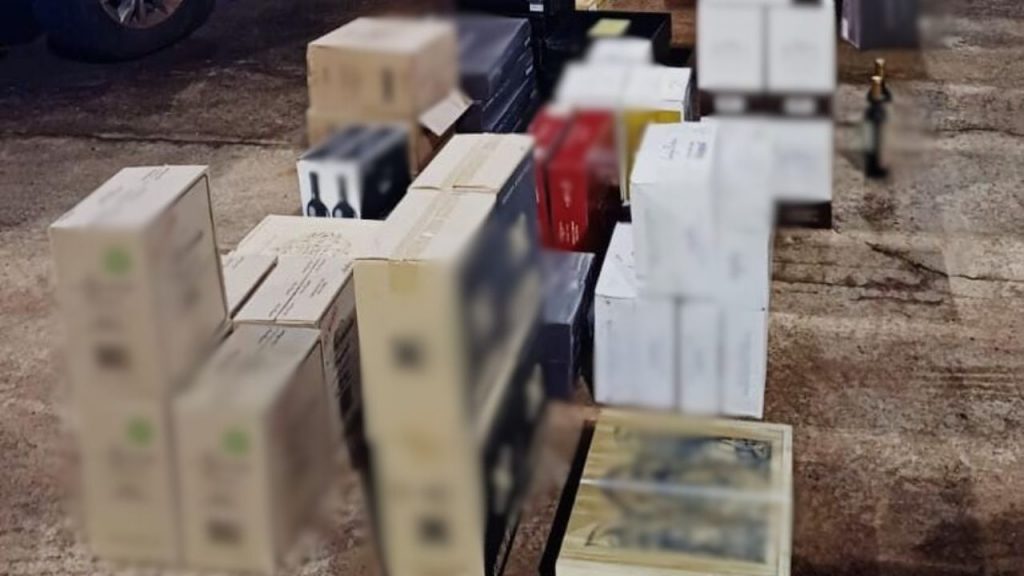 Produtos apreendidos pela PRF