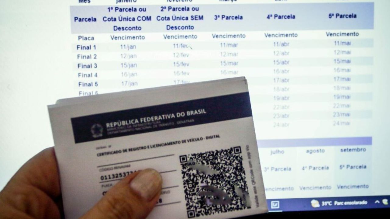 IPVA 2025 já começou a vencer em Minas Gerais