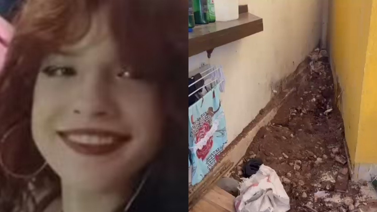 Clara Maria, uberlandense morta em BH à esquerda. À direita, local no qual o corpo foi encontrado soterrado sob concreto. Clara Maria, uberlandense morta em BH à esquerda. À direita, local no qual o corpo foi encontrado soterrado sob concreto.