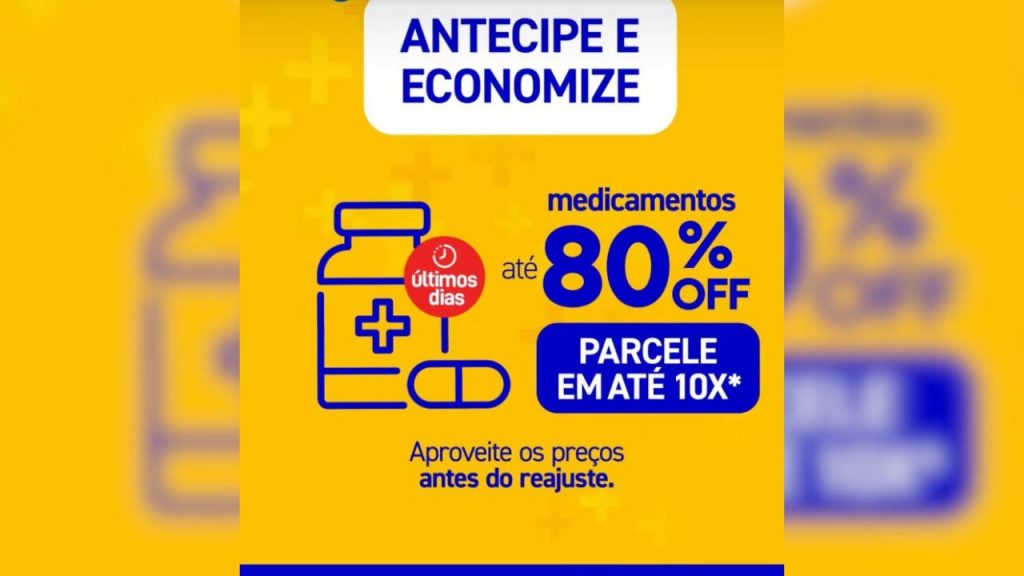 O reajuste anual de medicamentos está sendo anunciado como forma de estratégia para aumento das vendas