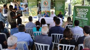 Programa Buriti entrega 2 mil mudas nativas em área de preservação na Fazenda Glória, em Uberlândia