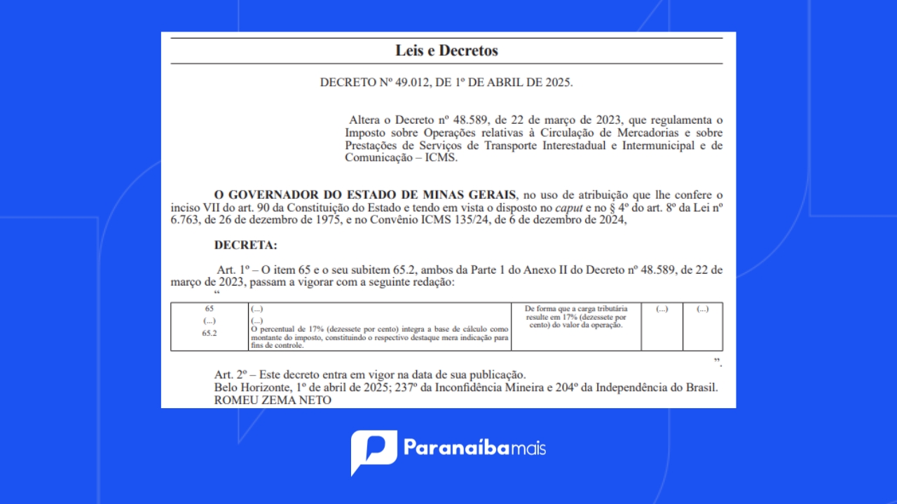Governo de minas revoga taxa das blusinhas Governo de minas revoga taxa das blusinhas