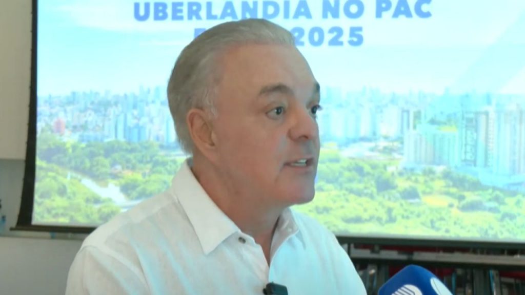 O prefeito de Uberlândia apresentou as propostas enviadas ao Novo PAC Seleções este ano