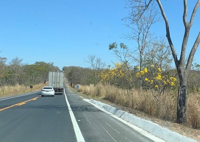falhas na rodovia