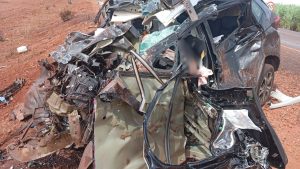Casal morre em acidente na MG-255, entre Frutal e Itapagipe