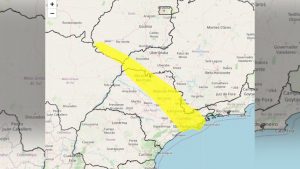 Mais de 40 cidades mineiras podem ser atingidas por chuvas intensas neste fim de semana