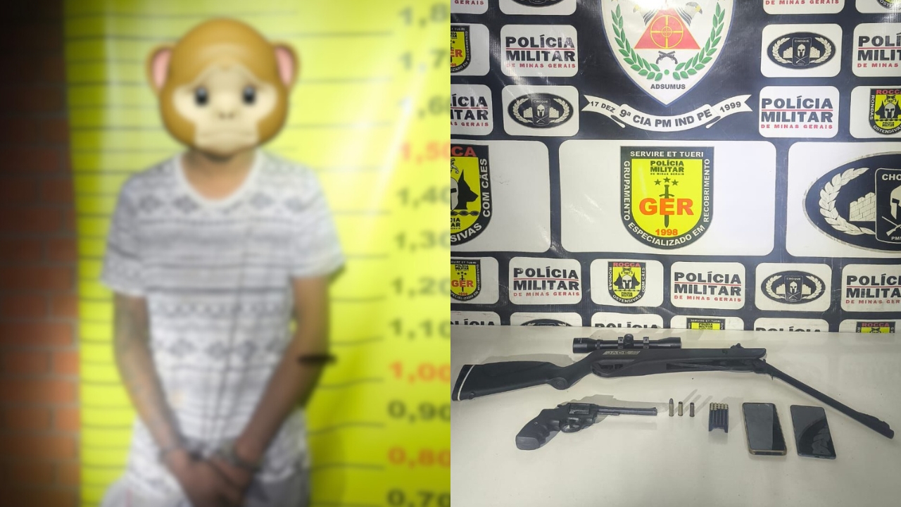Tiroteio, fuga e confissão: homem é preso após tentativa de roubo no bairro Novo Mundo em Uberlândia