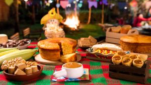 mesa de festa junina