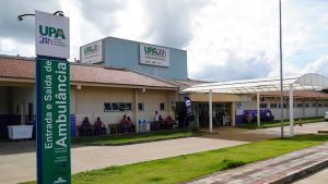 Frente da UPA de Araxá