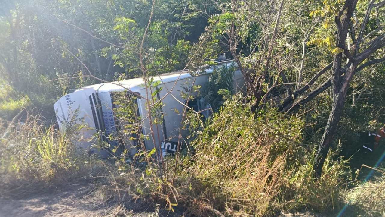 Acidente com ônibus em Luizlândia do Oeste