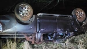 capotamento na zona rural de Uberlândia