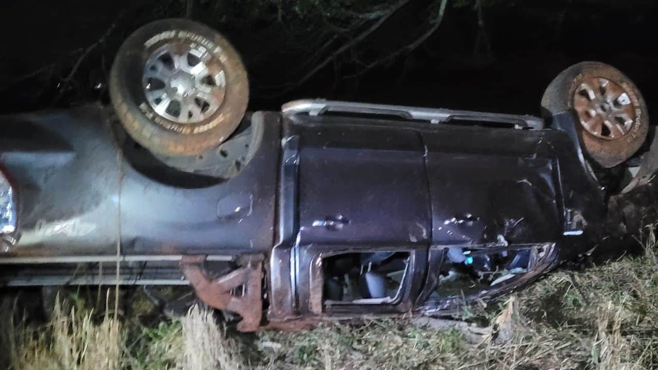 capotamento na zona rural de Uberlândia