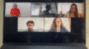 Print da audiência de custódia em que detento ameaça uma juíza