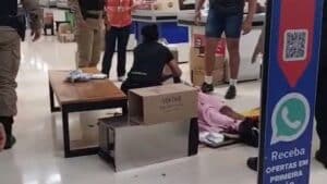 Mulher esfaqueada em hipermercado em Uberlândia
