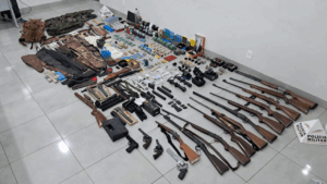 Maior apreensão de armas do Pontal do Triângulo é realizada em Santa Vitória