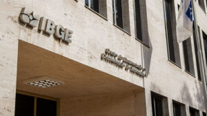 Fachado do prédio do IBGE