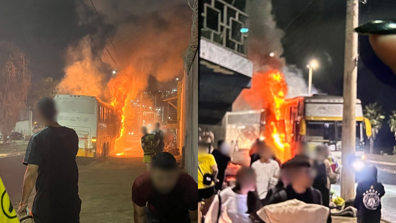 ônibus com universitários da UFU é consumido por incêndio em Uberaba ônibus com universitários da UFU é consumido por incêndio em Uberaba