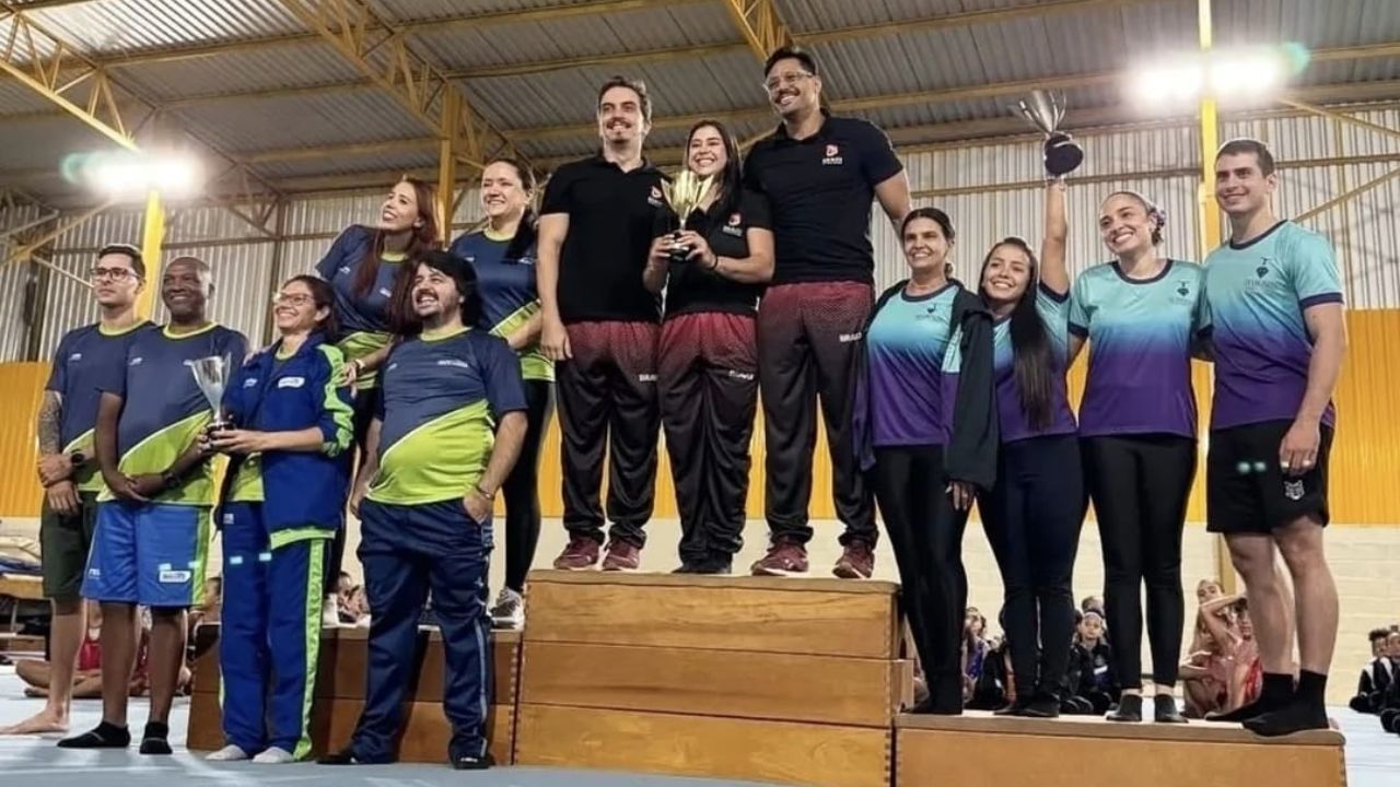 podio no campeonato escolar de ginastica artistica podio no campeonato escolar de ginastica artistica