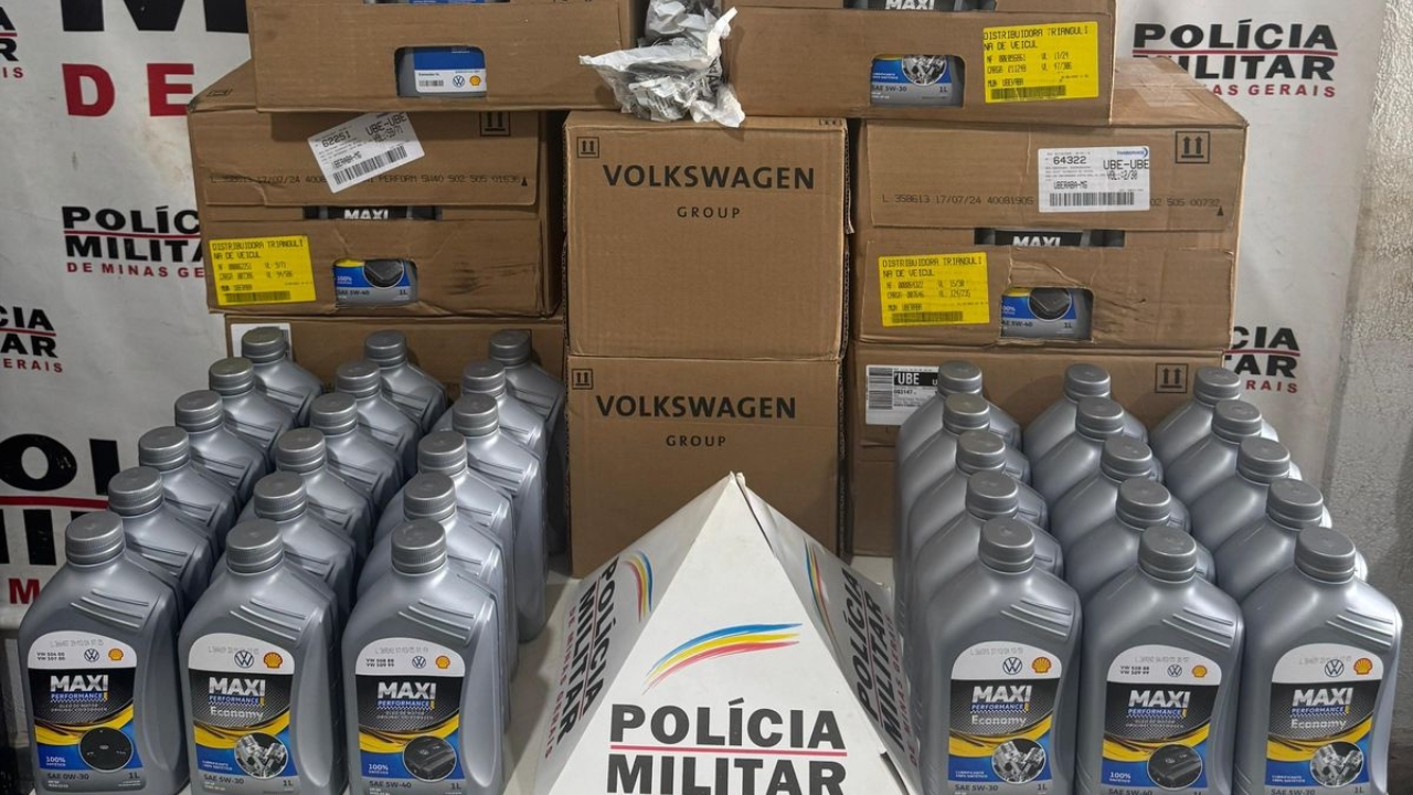 Produtos roubados de concessionária
