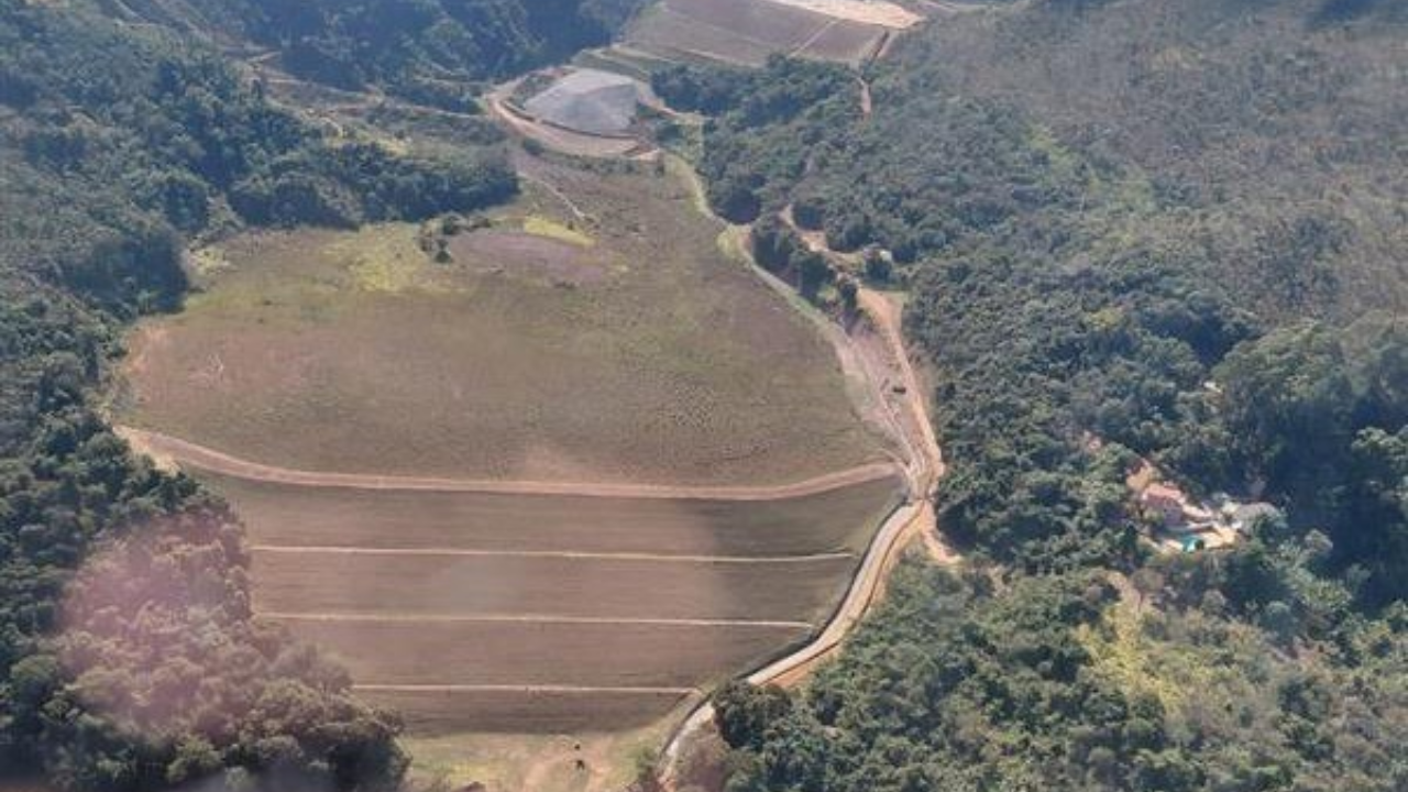 Barragem B1-A da Emicon, em Brumadinho