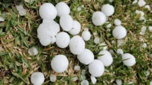 tempestade com granizo