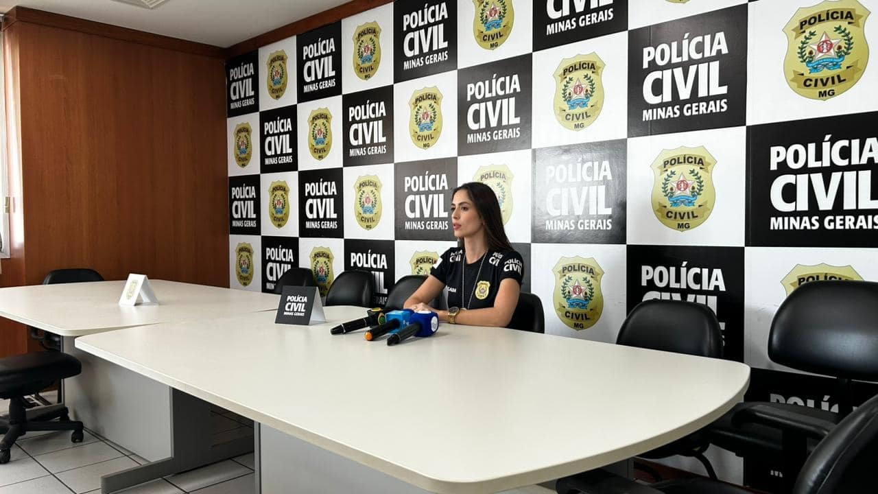 coletiva para falar sobre o golpe do falso funcionário da Cemig