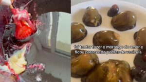 Receitas de morango do amor que deram errado
