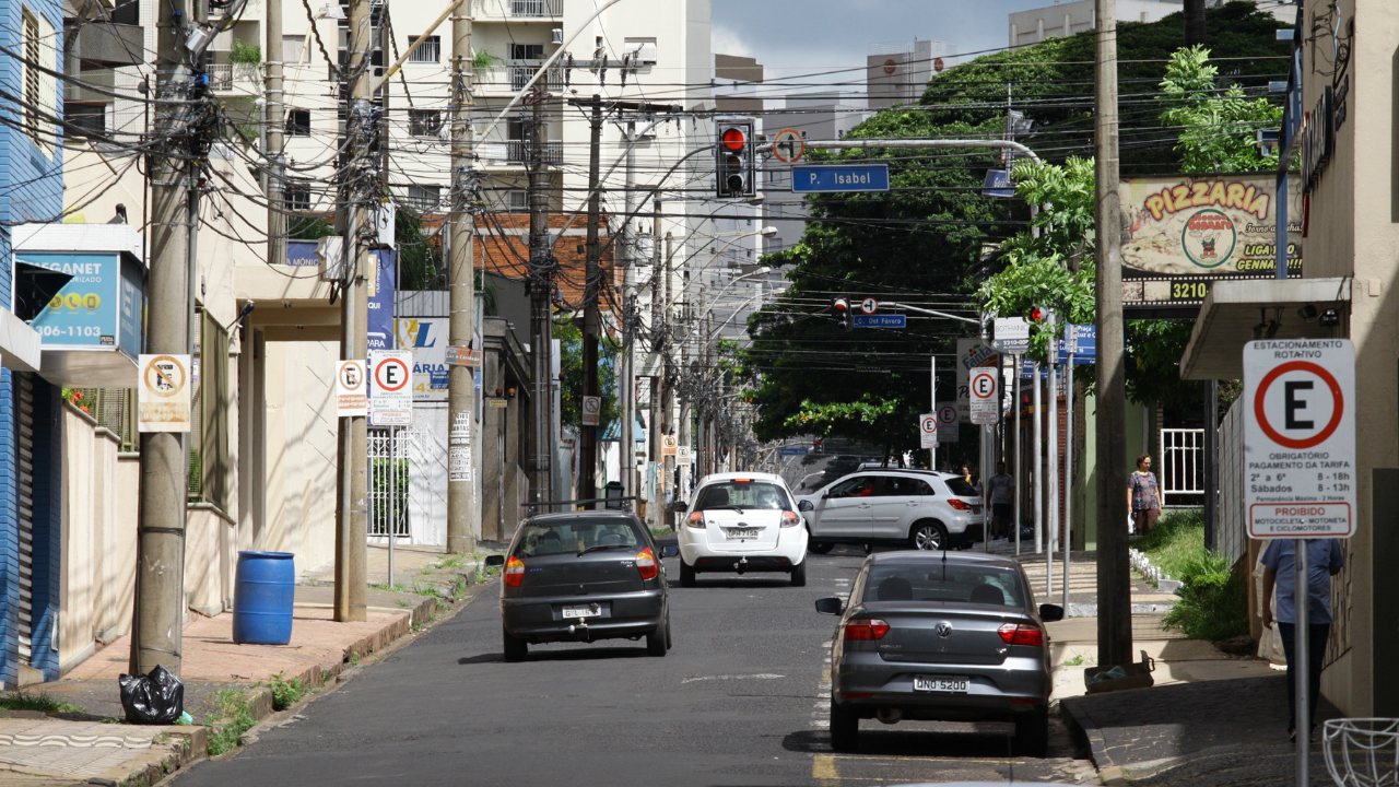 Rua onde vai funcionar a zona azul udi Rua onde vai funcionar a zona azul udi