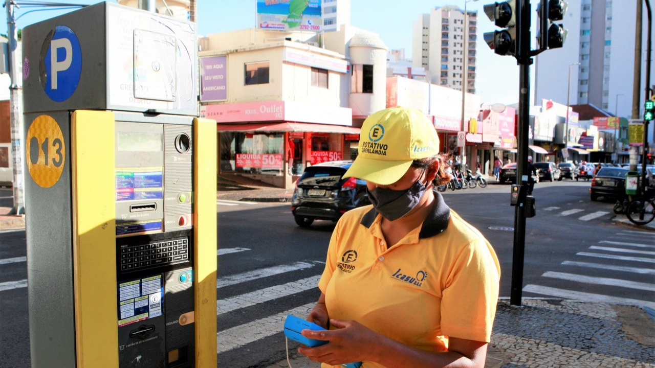 A antiga Zona Azul com parquímetro será substituída por um novo sistema totalmente digital, com pagamento exclusivo pelo aplicativo.