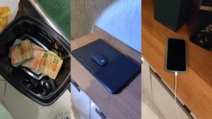 Materiais apreendidos na Operação Terceira Estação