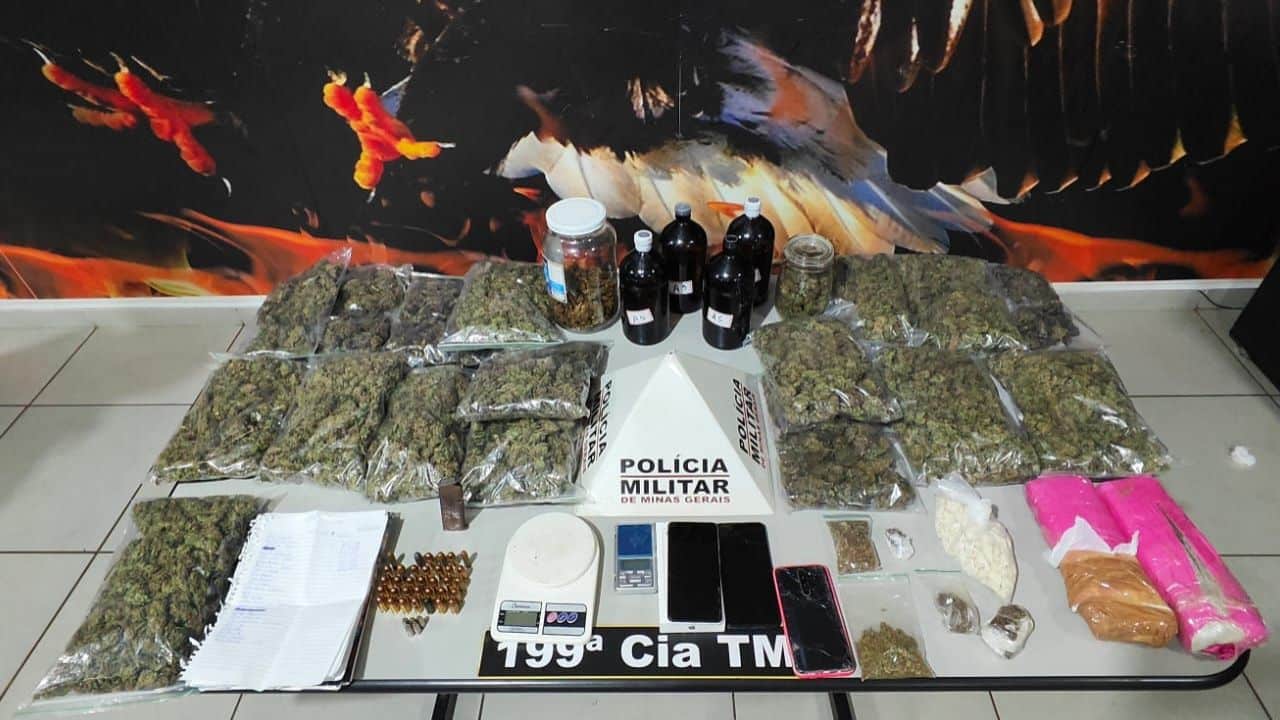 Suspeito é preso com R$ 160 mil em drogas durante ocorrência de roubo