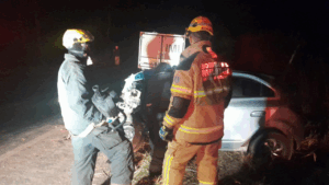 Motorista morre após acidente entre carro e caminhão na rodovia MG-354, entre São Gotardo e BR-262