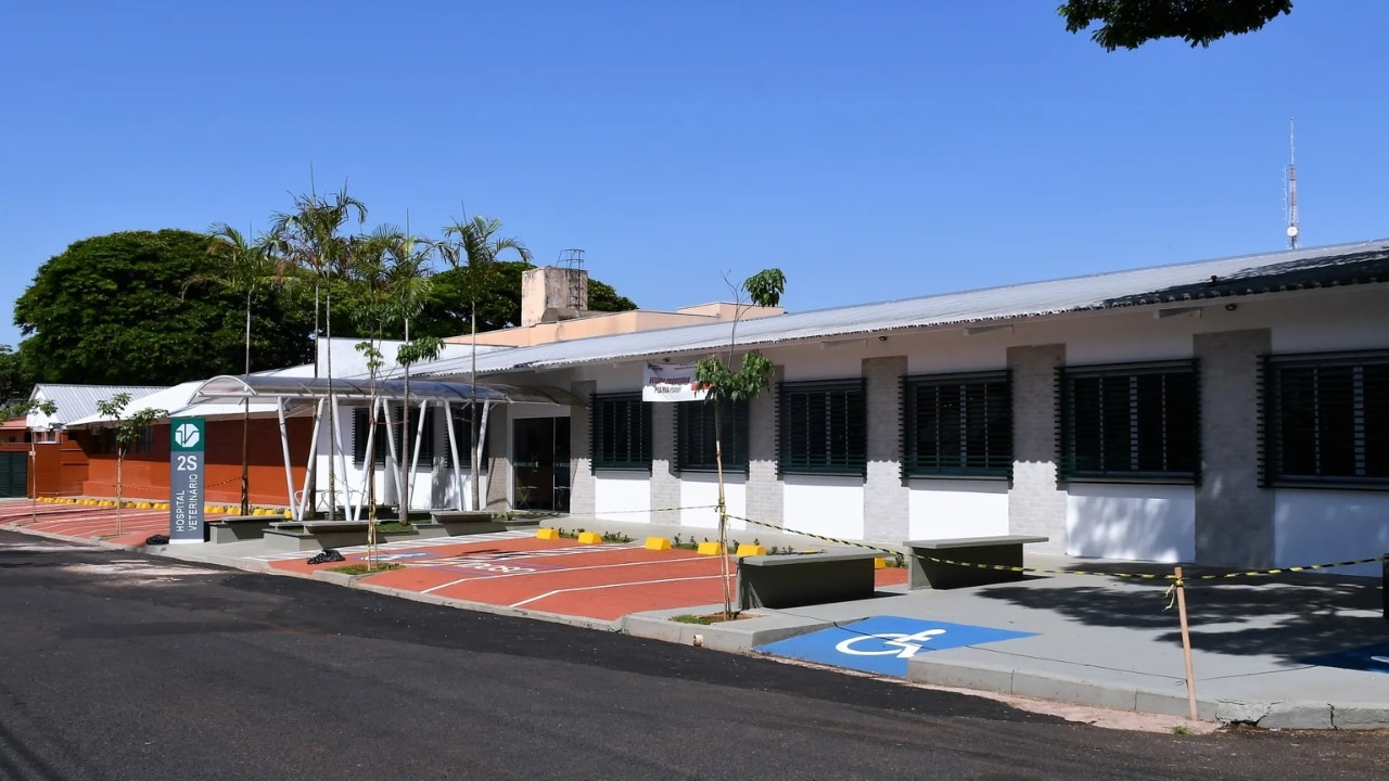 Prédio do Hospital Veterinário da UFU