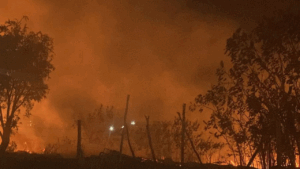 Incêndio de grandes proporções