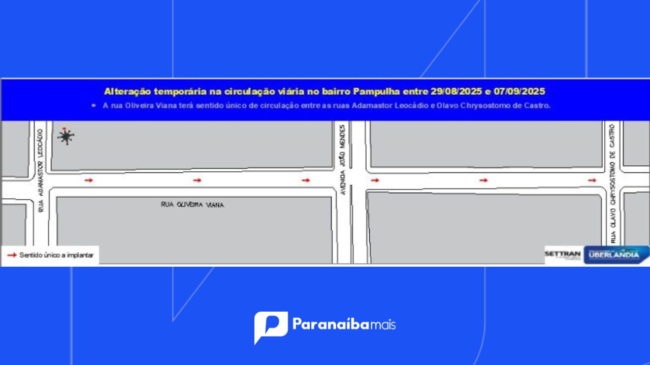 rua que terá alteração durante o Camaru 2025 rua que terá alteração durante o Camaru 2025