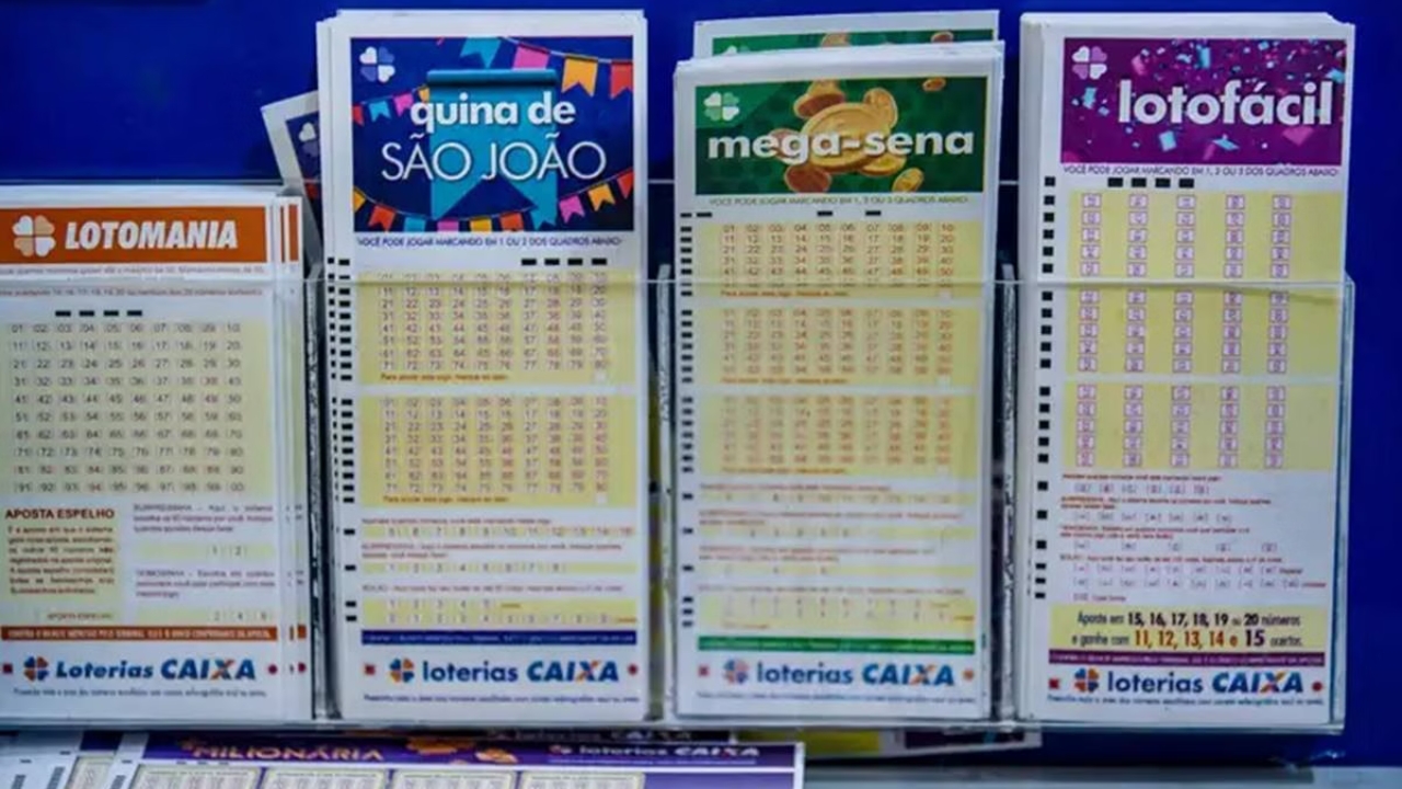 Bilhetes das loterias da Caixa