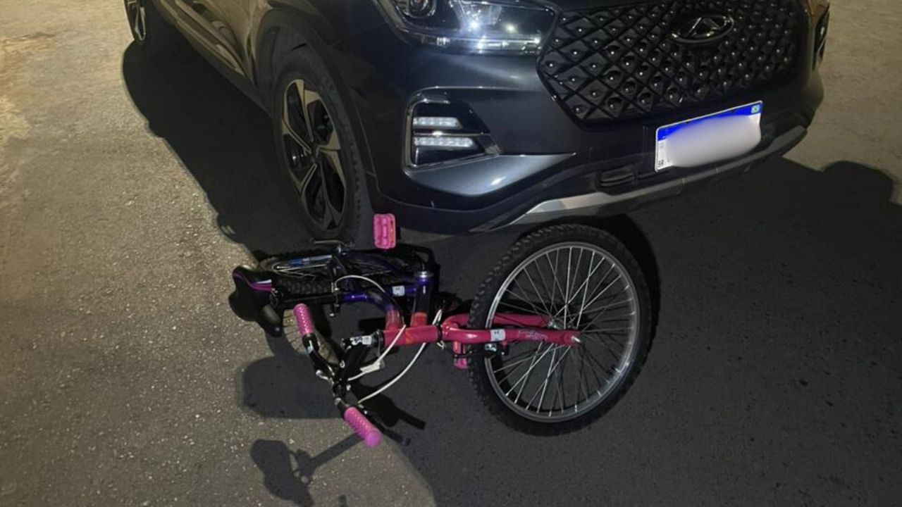atropelando criança em João Pinheiro