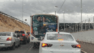 Uberlândia registra chuva e queda de temperatura em diferentes regiões da cidade