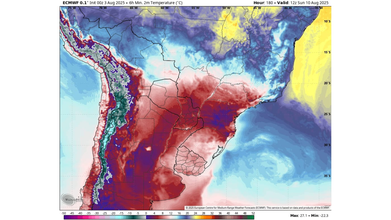 Frente fria com mínimas próximas de 0 °C marcam o Dia dos Pais em várias cidades do Triângulo Mineiro e Alto Paranaíba Frente fria com mínimas próximas de 0 °C marcam o Dia dos Pais em várias cidades do Triângulo Mineiro e Alto Paranaíba