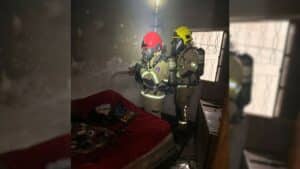 Incêndio em residência em Uberlândia