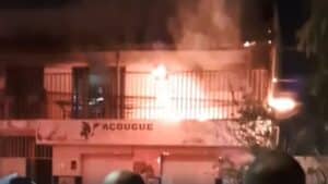 incêndio em residência