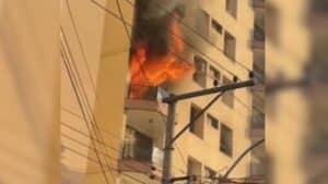 Incêndio em apartamento