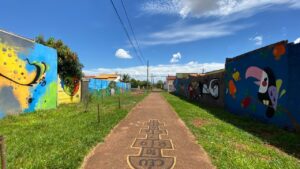 Primeiras obras do Jardim Urbano no Beco do Planalto