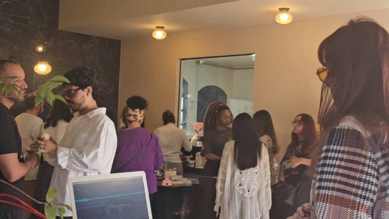 Público aproveita a manhã no Rolê Café, em Uberlândia, uma das primeiras coffee parties da cidade